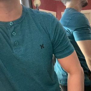 Hurley Men Striped Shirt Size Small